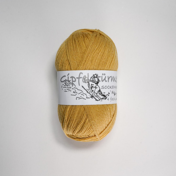 „Gipfelstürmer“ sock yarn, 100 gr balls, 4-ply, hazel, mulesing free
